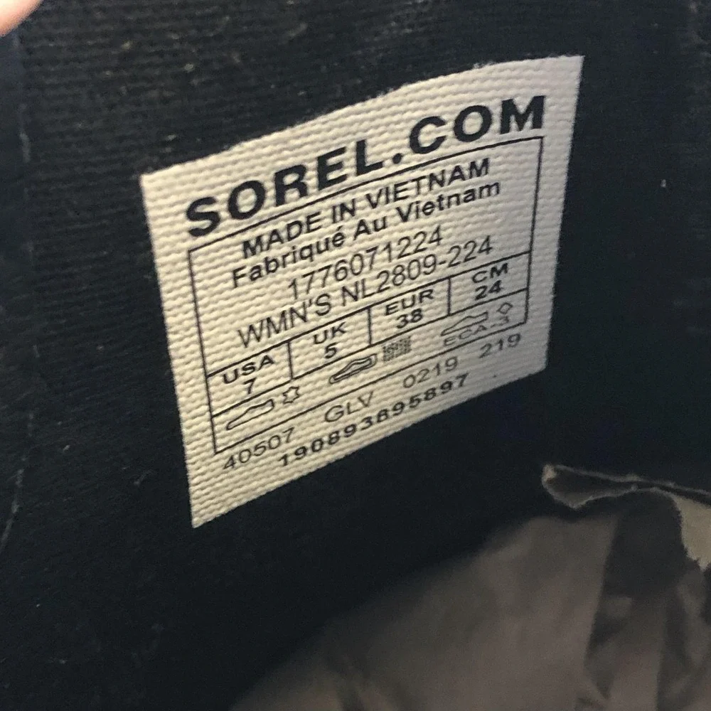 Sorel Lolla II Boots Womens 7 Brown Suede Pull On Ankle Booties Heel NL2809-224